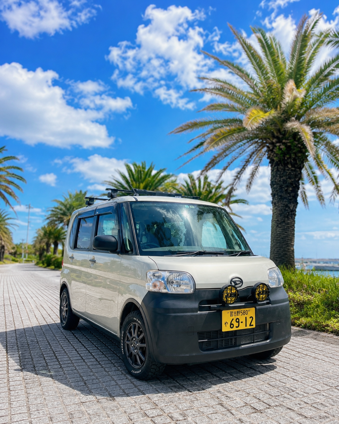 タント カスタム 軽自動車 アウトドア仕様 フロント